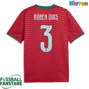 Portugal Ruben Dias #3 Replik Heimtrikot WM 2026 Kurzarm